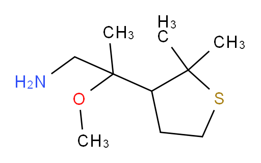 2-(2,2-dimethylthiolan-3-yl)-2-methoxypropan-1-amine