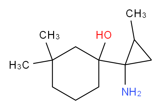 1-(1-amino-2-methylcyclopropyl)-3,3-dimethylcyclohexan-1-ol