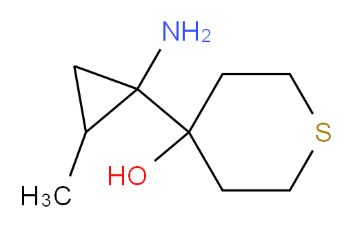4-(1-amino-2-methylcyclopropyl)thian-4-ol