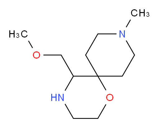 5-(methoxymethyl)-9-methyl-1-oxa-4,9-diazaspiro[5.5]undecane