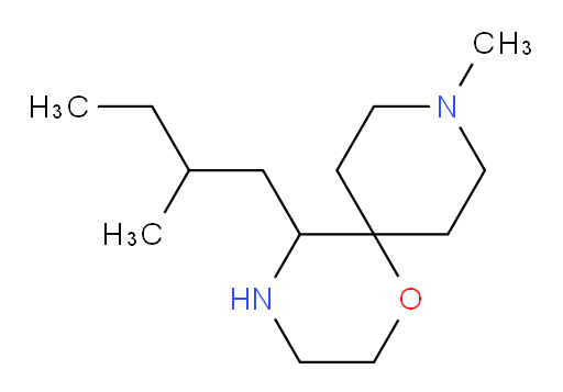 9-methyl-5-(2-methylbutyl)-1-oxa-4,9-diazaspiro[5.5]undecane