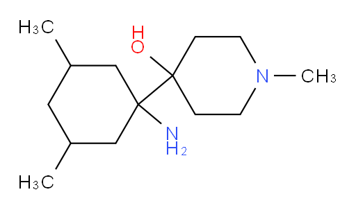 4-(1-amino-3,5-dimethylcyclohexyl)-1-methylpiperidin-4-ol
