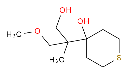 4-(1-hydroxy-3-methoxy-2-methylpropan-2-yl)thian-4-ol
