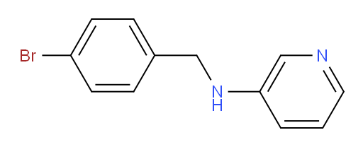 N-[(4-bromophenyl)methyl]pyridin-3-amine