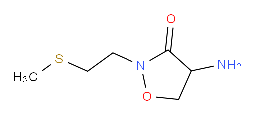 4-amino-2-[2-(methylsulfanyl)ethyl]-1,2-oxazolidin-3-one