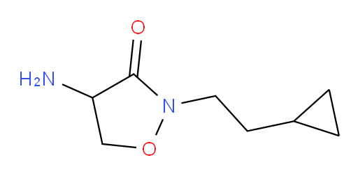 4-amino-2-(2-cyclopropylethyl)-1,2-oxazolidin-3-one