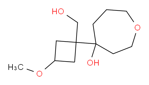 4-[1-(hydroxymethyl)-3-methoxycyclobutyl]oxepan-4-ol