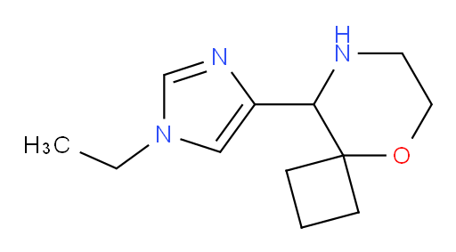 9-(1-ethyl-1H-imidazol-4-yl)-5-oxa-8-azaspiro[3.5]nonane