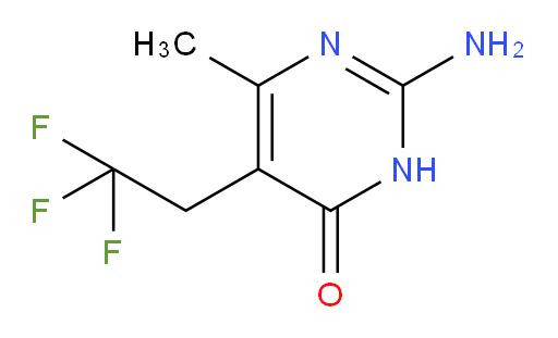 2-amino-6-methyl-5-(2,2,2-trifluoroethyl)-3,4-dihydropyrimidin-4-one