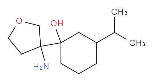 1-(3-aminooxolan-3-yl)-3-(propan-2-yl)cyclohexan-1-ol
