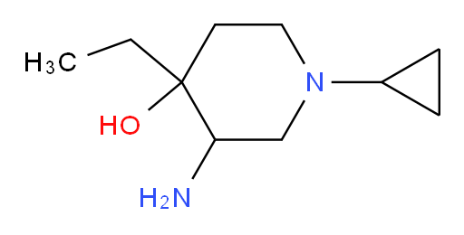3-amino-1-cyclopropyl-4-ethylpiperidin-4-ol