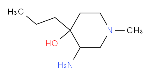 3-amino-1-methyl-4-propylpiperidin-4-ol