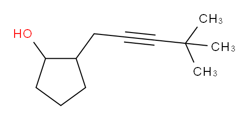 2-(4,4-dimethylpent-2-yn-1-yl)cyclopentan-1-ol