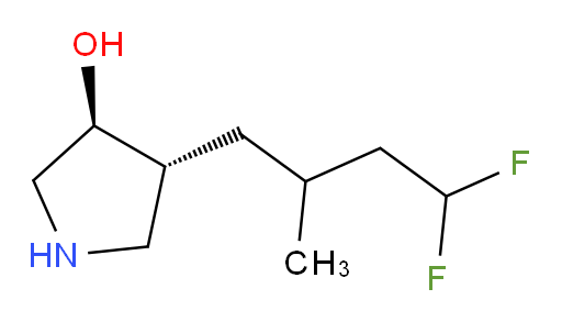rac-(3R,4S)-4-(4,4-difluoro-2-methylbutyl)pyrrolidin-3-ol