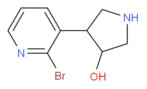 4-(2-bromopyridin-3-yl)pyrrolidin-3-ol