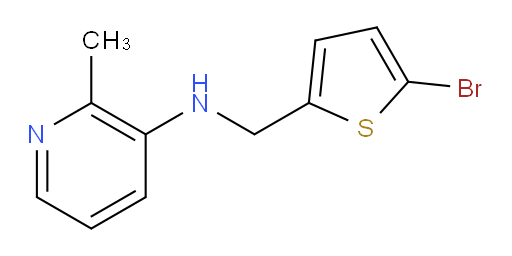 N-[(5-bromothiophen-2-yl)methyl]-2-methylpyridin-3-amine