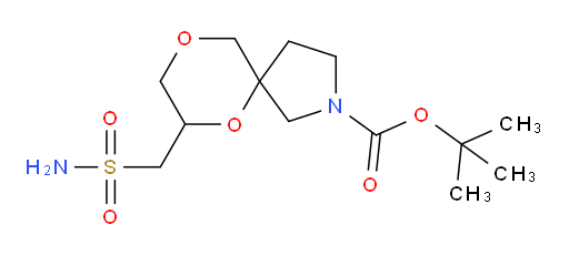 tert-butyl 7-(sulfamoylmethyl)-6,9-dioxa-2-azaspiro[4.5]decane-2-carboxylate