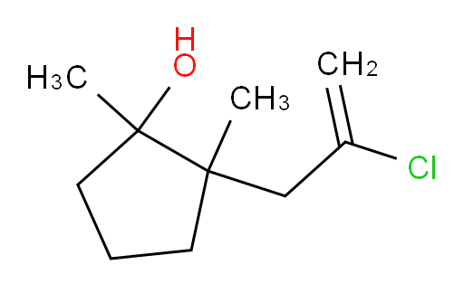 2-(2-chloroprop-2-en-1-yl)-1,2-dimethylcyclopentan-1-ol