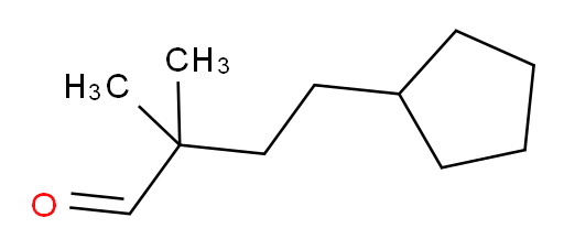 4-cyclopentyl-2,2-dimethylbutanal