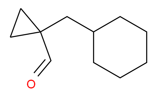 1-(cyclohexylmethyl)cyclopropane-1-carbaldehyde