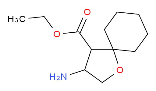 ethyl 3-amino-1-oxaspiro[4.5]decane-4-carboxylate