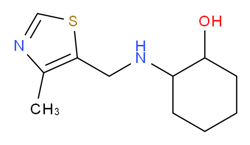 2-{[(4-methyl-1,3-thiazol-5-yl)methyl]amino}cyclohexan-1-ol