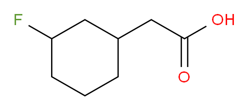 2-(3-fluorocyclohexyl)acetic acid