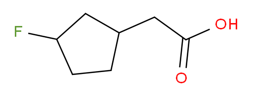 2-(3-fluorocyclopentyl)acetic acid