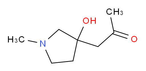 1-(3-hydroxy-1-methylpyrrolidin-3-yl)propan-2-one