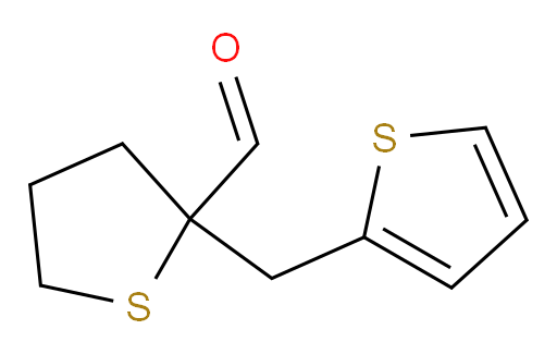 2-[(thiophen-2-yl)methyl]thiolane-2-carbaldehyde