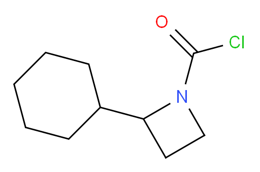 2-cyclohexylazetidine-1-carbonyl chloride