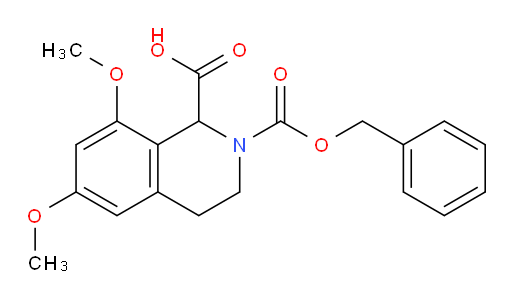 2-[(benzyloxy)carbonyl]-6,8-dimethoxy-1,2,3,4-tetrahydroisoquinoline-1-carboxylic acid