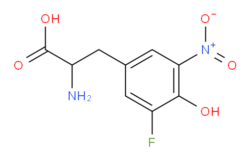 2-amino-3-(3-fluoro-4-hydroxy-5-nitrophenyl)propanoic acid