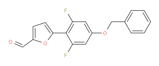 5-[4-(benzyloxy)-2,6-difluorophenyl]furan-2-carbaldehyde