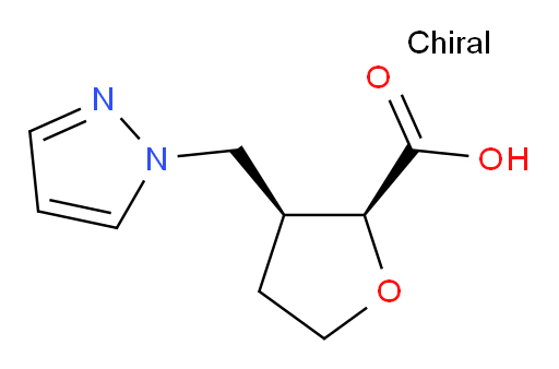 (2S,3S)-3-[(1H-pyrazol-1-yl)methyl]oxolane-2-carboxylic acid