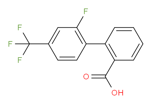 2-[2-fluoro-4-(trifluoromethyl)phenyl]benzoic acid