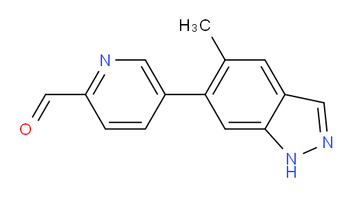 5-(5-methyl-1H-indazol-6-yl)pyridine-2-carbaldehyde