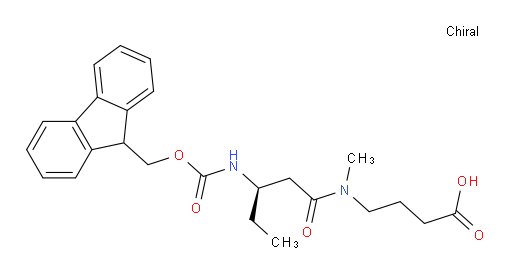 4-[(3R)-3-({[(9H-fluoren-9-yl)methoxy]carbonyl}amino)-N-methylpentanamido]butanoic acid