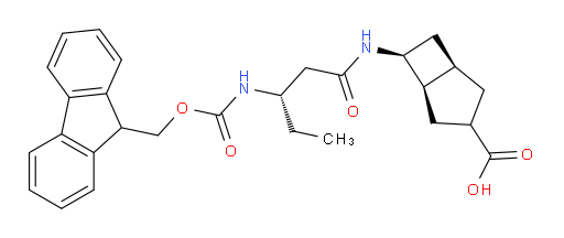 (1RS,5RS,6SR)-6-[(3S)-3-({[(9H-fluoren-9-yl)methoxy]carbonyl}amino)pentanamido]bicyclo[3.2.0]heptane-3-carboxylic acid