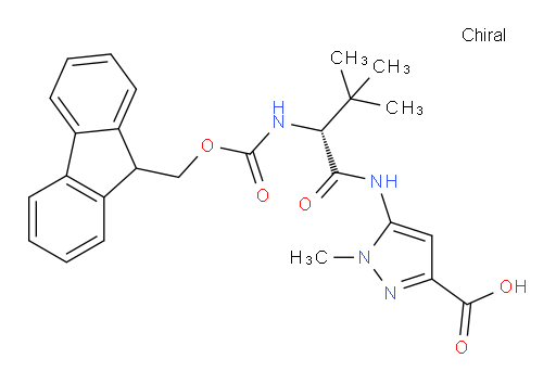 5-[(2R)-2-({[(9H-fluoren-9-yl)methoxy]carbonyl}amino)-3,3-dimethylbutanamido]-1-methyl-1H-pyrazole-3-carboxylic acid