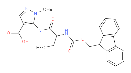 5-[2-({[(9H-fluoren-9-yl)methoxy]carbonyl}amino)butanamido]-1-methyl-1H-pyrazole-4-carboxylic acid