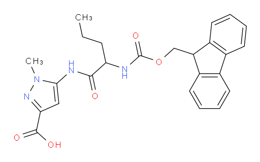 5-[2-({[(9H-fluoren-9-yl)methoxy]carbonyl}amino)pentanamido]-1-methyl-1H-pyrazole-3-carboxylic acid