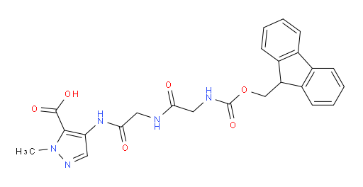 4-{2-[2-({[(9H-fluoren-9-yl)methoxy]carbonyl}amino)acetamido]acetamido}-1-methyl-1H-pyrazole-5-carboxylic acid