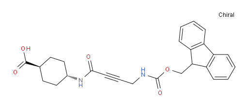 (1r,4r)-4-[4-({[(9H-fluoren-9-yl)methoxy]carbonyl}amino)but-2-ynamido]cyclohexane-1-carboxylic acid