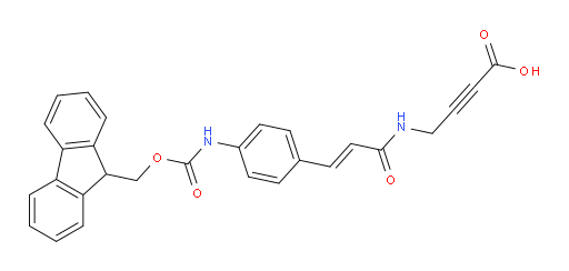 4-{3-[4-({[(9H-fluoren-9-yl)methoxy]carbonyl}amino)phenyl]prop-2-enamido}but-2-ynoic acid