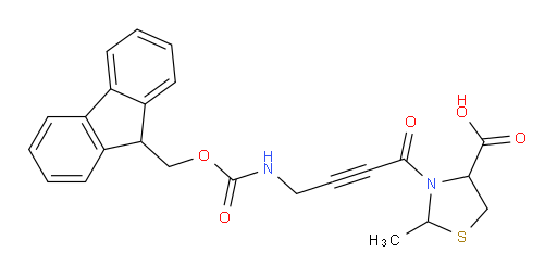 3-[4-({[(9H-fluoren-9-yl)methoxy]carbonyl}amino)but-2-ynoyl]-2-methyl-1,3-thiazolidine-4-carboxylic acid