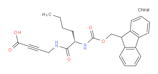 4-[(2S)-2-({[(9H-fluoren-9-yl)methoxy]carbonyl}amino)hexanamido]but-2-ynoic acid