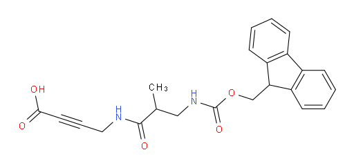 4-[3-({[(9H-fluoren-9-yl)methoxy]carbonyl}amino)-2-methylpropanamido]but-2-ynoic acid
