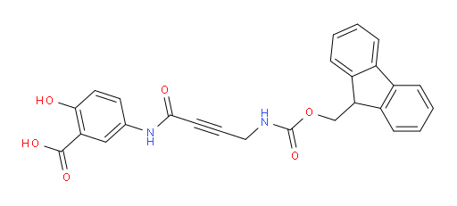 5-[4-({[(9H-fluoren-9-yl)methoxy]carbonyl}amino)but-2-ynamido]-2-hydroxybenzoic acid