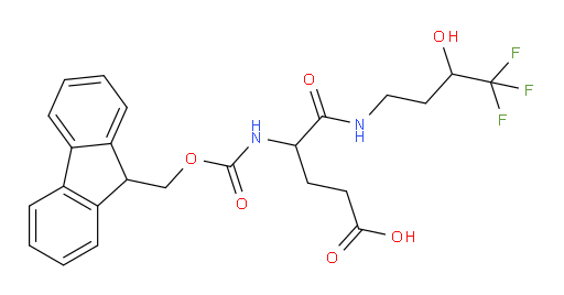 4-({[(9H-fluoren-9-yl)methoxy]carbonyl}amino)-4-[(4,4,4-trifluoro-3-hydroxybutyl)carbamoyl]butanoic acid